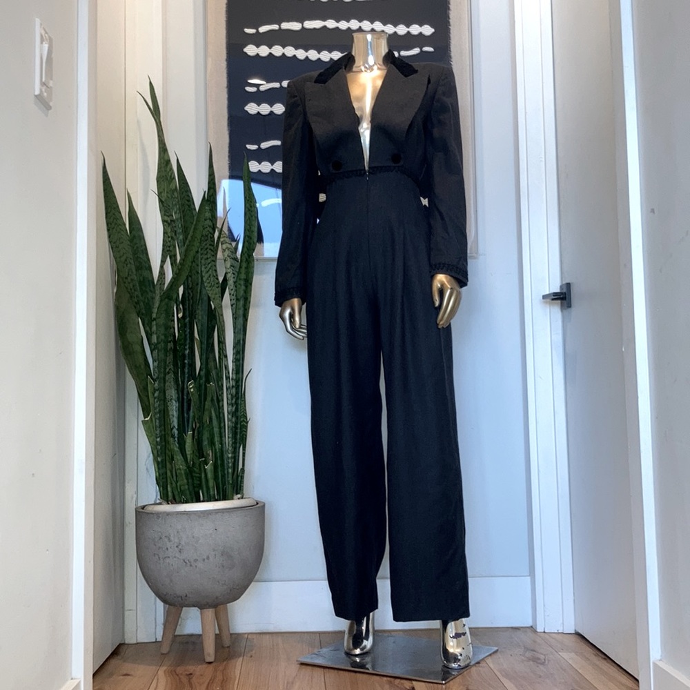 ESCADA Wool Tuxedo Jumpsuit